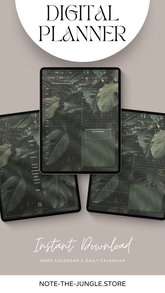Jungle | WeekDays (Digital Planner)