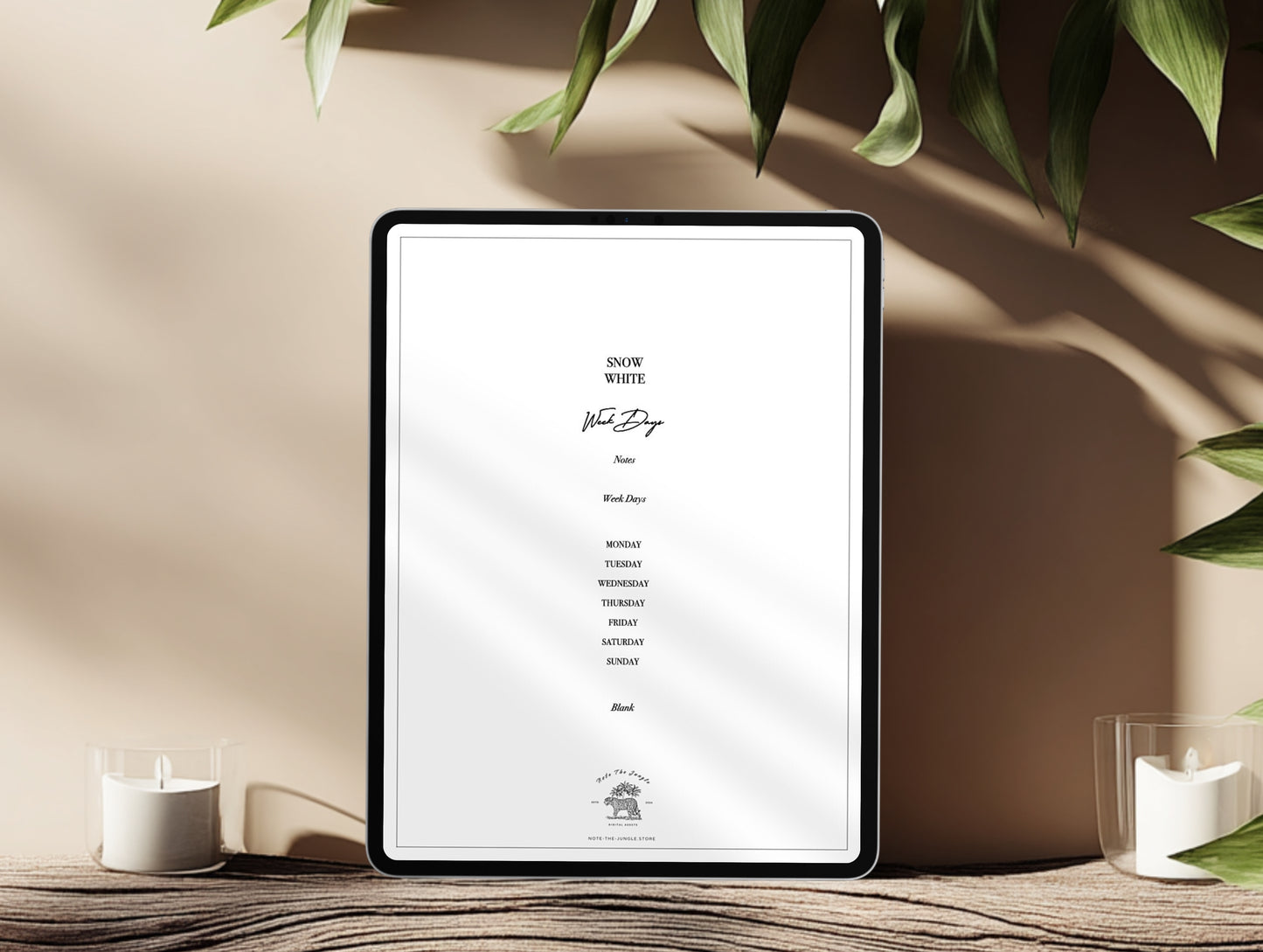 SnowWhite | WeekDays