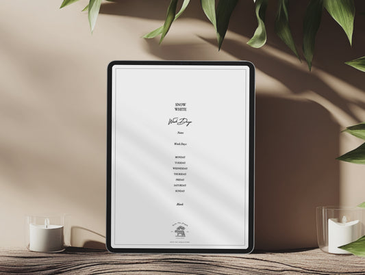 SnowWhite | WeekDays